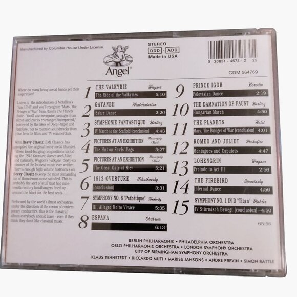 Heavy Classix Classical Romantic Opera Various Orchestras 1991 CD - Picture 2 of 5